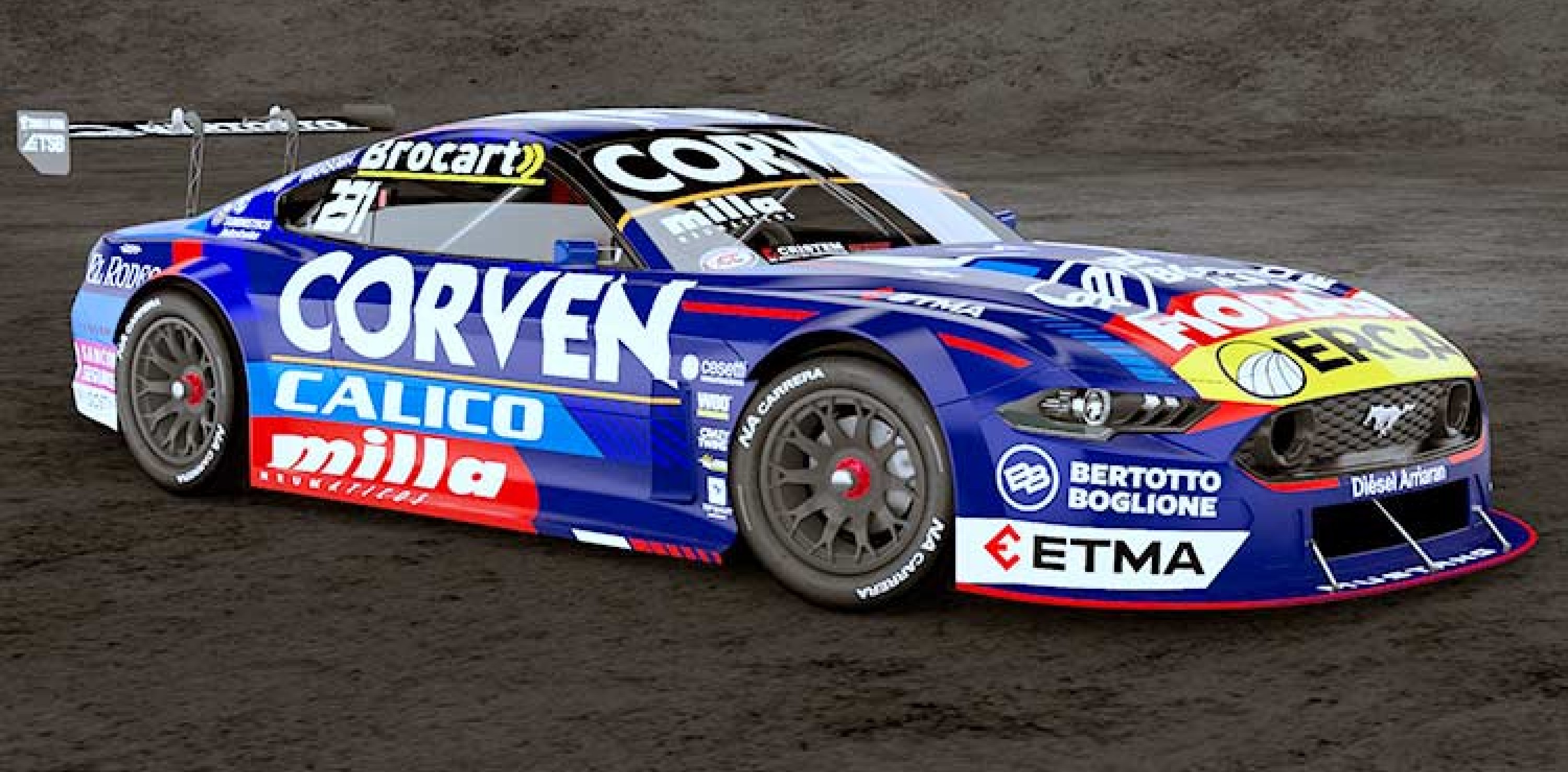 Mirá los nuevos Mustangs del TC:: Urcera Mustang.jpg